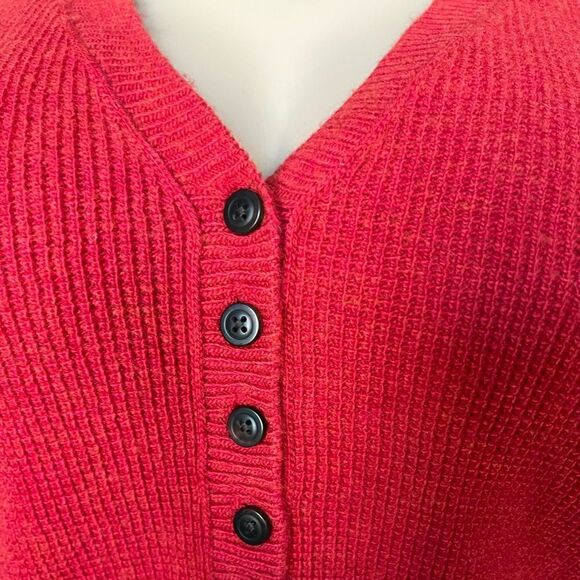 NWT- Madewell Kyle Waffle Henley top - Picture 8 of 10